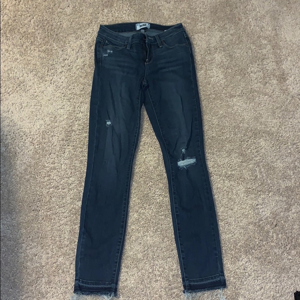 PAIGE Frayed Jeans